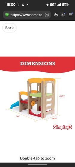 Simplay3 Young Explorers Adventure Climber and Slide