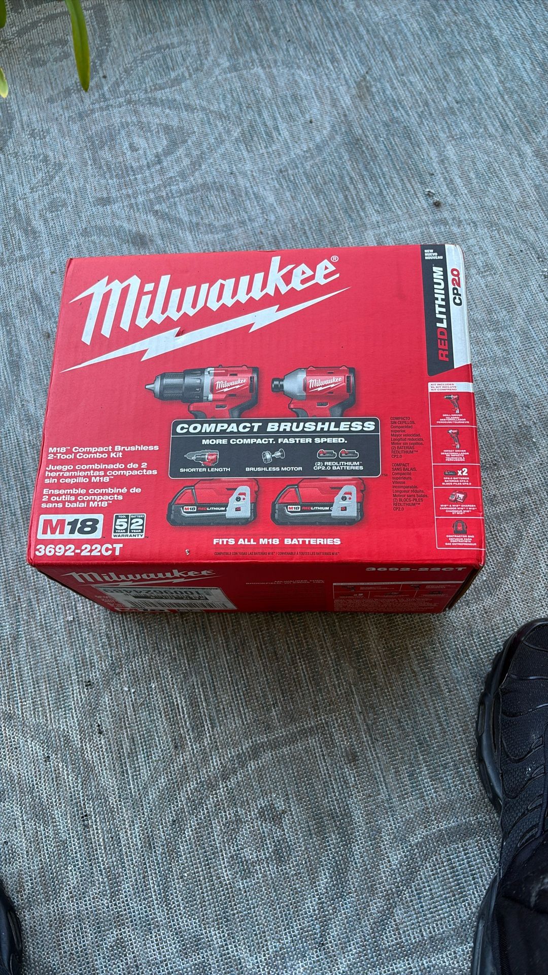 Milwaukee M-18 Comp-20 Drill Combo