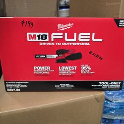 Milwaukee
M18 18V Lithium-Ion Brushless Cordless FUEL 5 in. Random Orbit Sander (Tool-Only)
