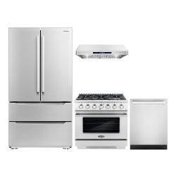 NEW OPEN BOX PACKAGE ITEMS  - RANGE DISHWASHER HOOD COOKTOP