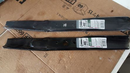 (1) 46" and (1) 42" 2-in-1 Bagging& Side Discharge blade set