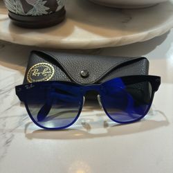 Ray Ban Blaze Clubmaster Black Sunglasses Lenses