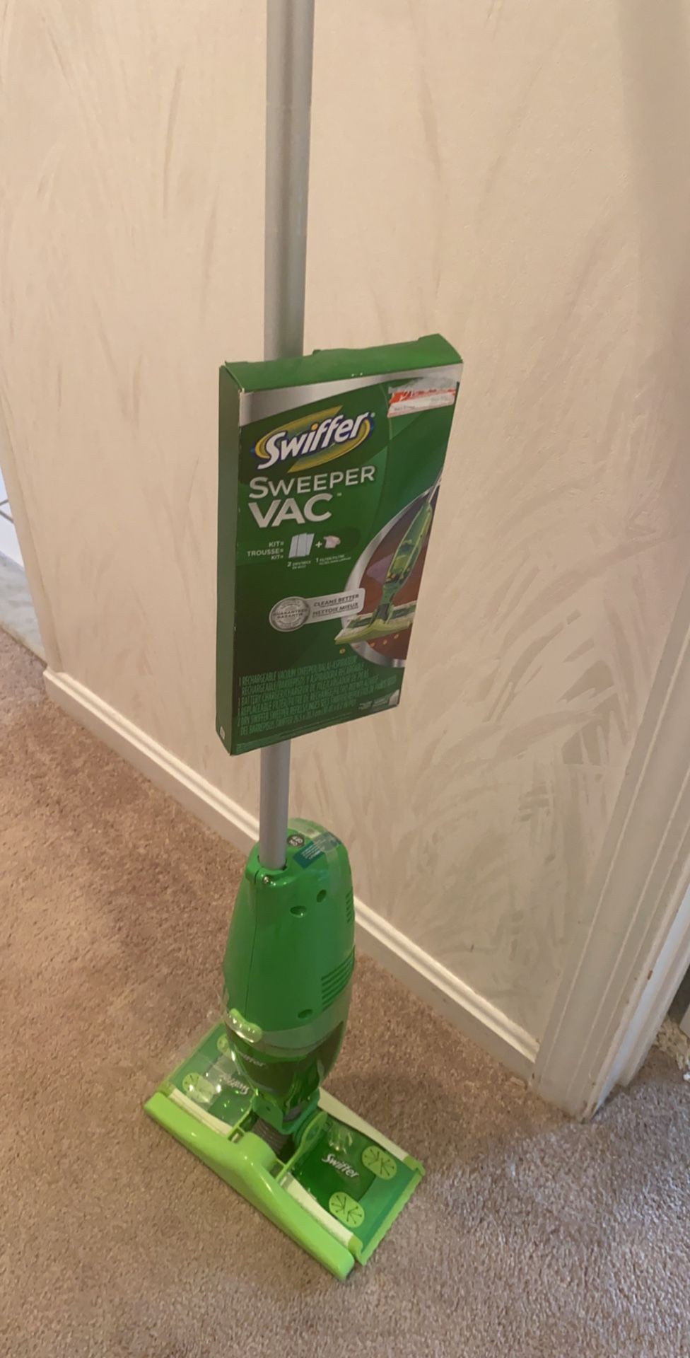 Swiffer Sweeper plus vaccum