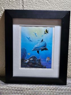 Rare 1994 Miguel Duran Hawaiian Marine Art - Hand-Signed Limited Edition (7/100)