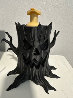 Spooky tree soap dispenser