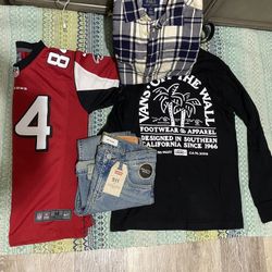 Size 10/12 Polo VANS Nike Levi’s LOT $60