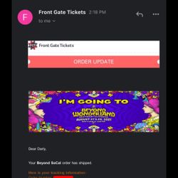 Beyond Wonderland Tickets (3 Tickets)