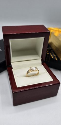 Solid 14kt Gold Girls Ring Anillo De Niña En Oro 14kt Solido