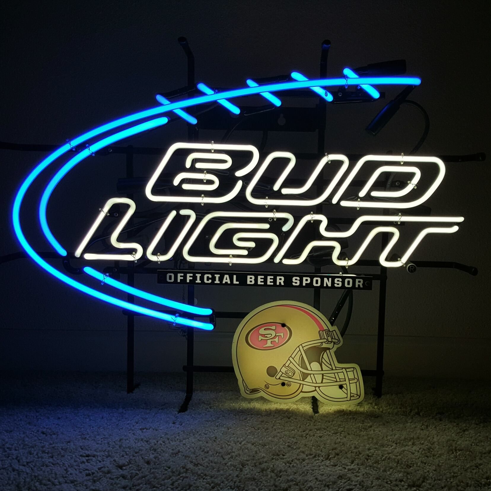 Bud Light San Francisco 49ers Neon Sign