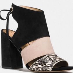 Coach Minetta Q9138 Block Heel Sandal