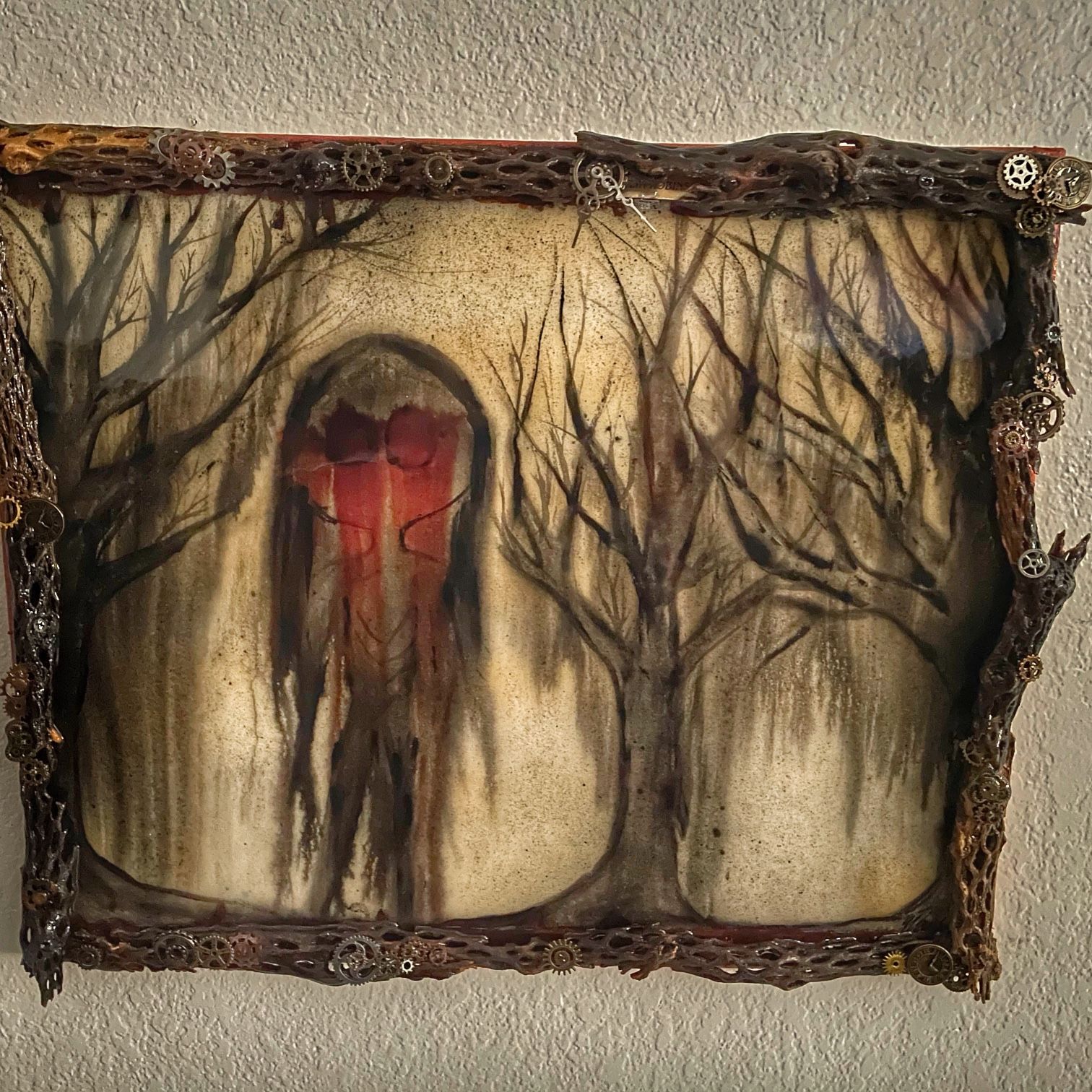 Ghastly Girl Painting