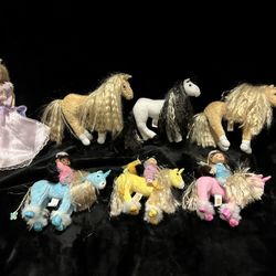 VINTAGE ONLY HEARTS CLUB :  HORSES PONIES UNICORNS FAIRIES DOLLS LOT
