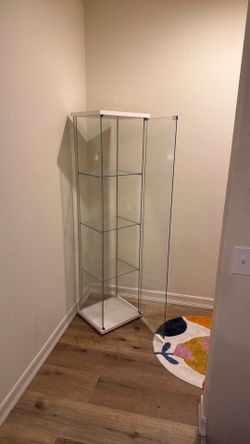 IKEA glass cabinet $70.00 OBO