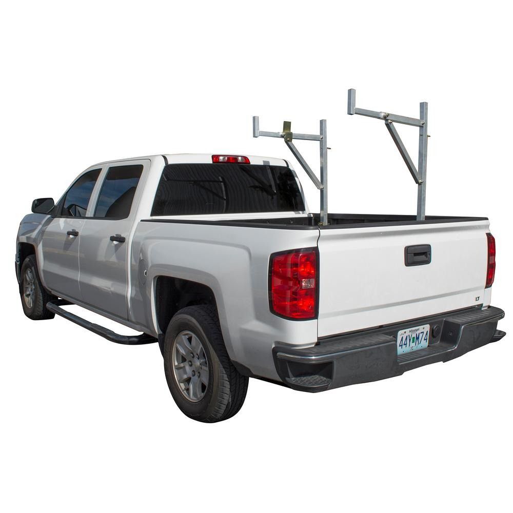 250 lb. Capacity Side Mount Aluminum Utility Truck Rack for Ladders and Equipment