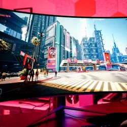 45-Inch UltraGear 1440p 240 Hz OLED Curved Gaming Monitor