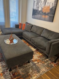 Sectional and Rug