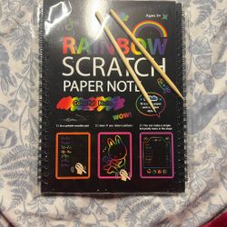 Rainbow Scratch Drawing Book 2 Piece 