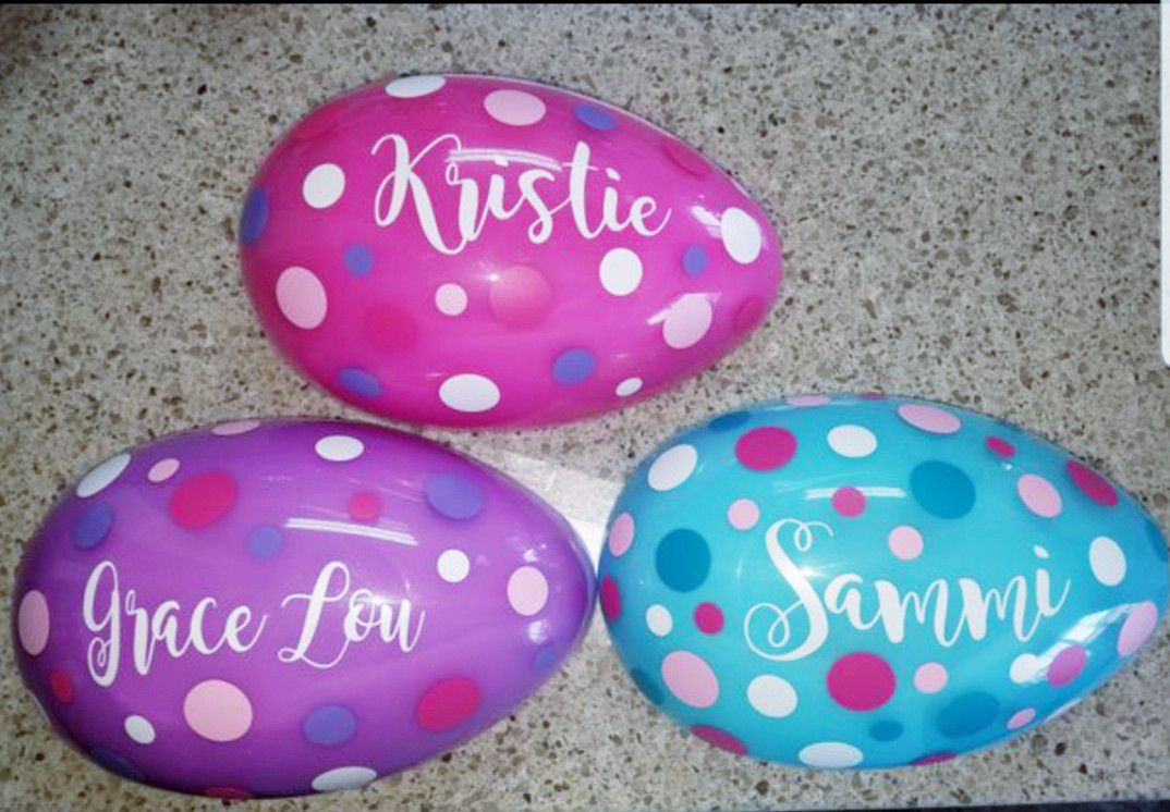 LAST MINUTE PERSONALIZED EASTER EGGS