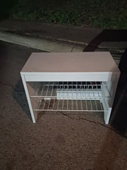 Medium Size Storage Unit R Shoe Rack In Good Condition 