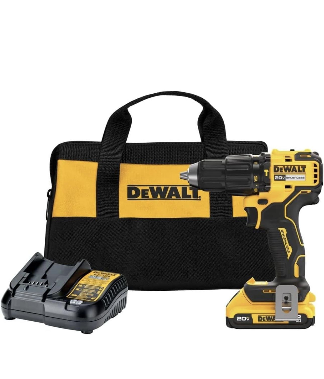 Dewalt DCD798D1 20V MAX Brushless 1/2 in. Cordless Hammer Drill Driver Kit