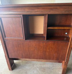 Full size bed and matching desk