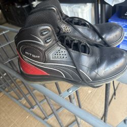 Steel Toe Puma motorcycle boots