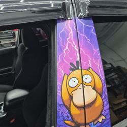 Printed Vinyl Wrap Sticker Pillars
