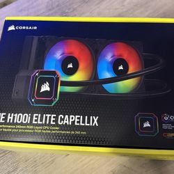Corsair iCUE H100i Elite Capellix Liquid Cooler ‎CW for Radiator