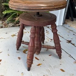 Antique Charles Parker Co. Piano Stool