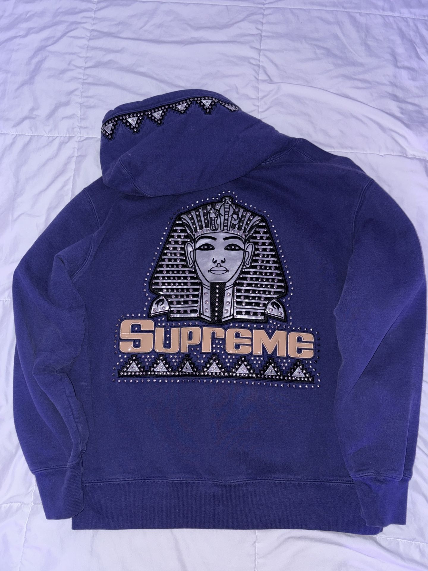 Supreme Pharaoh Studded Hoodie (M) 500
