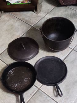 Used cast pots