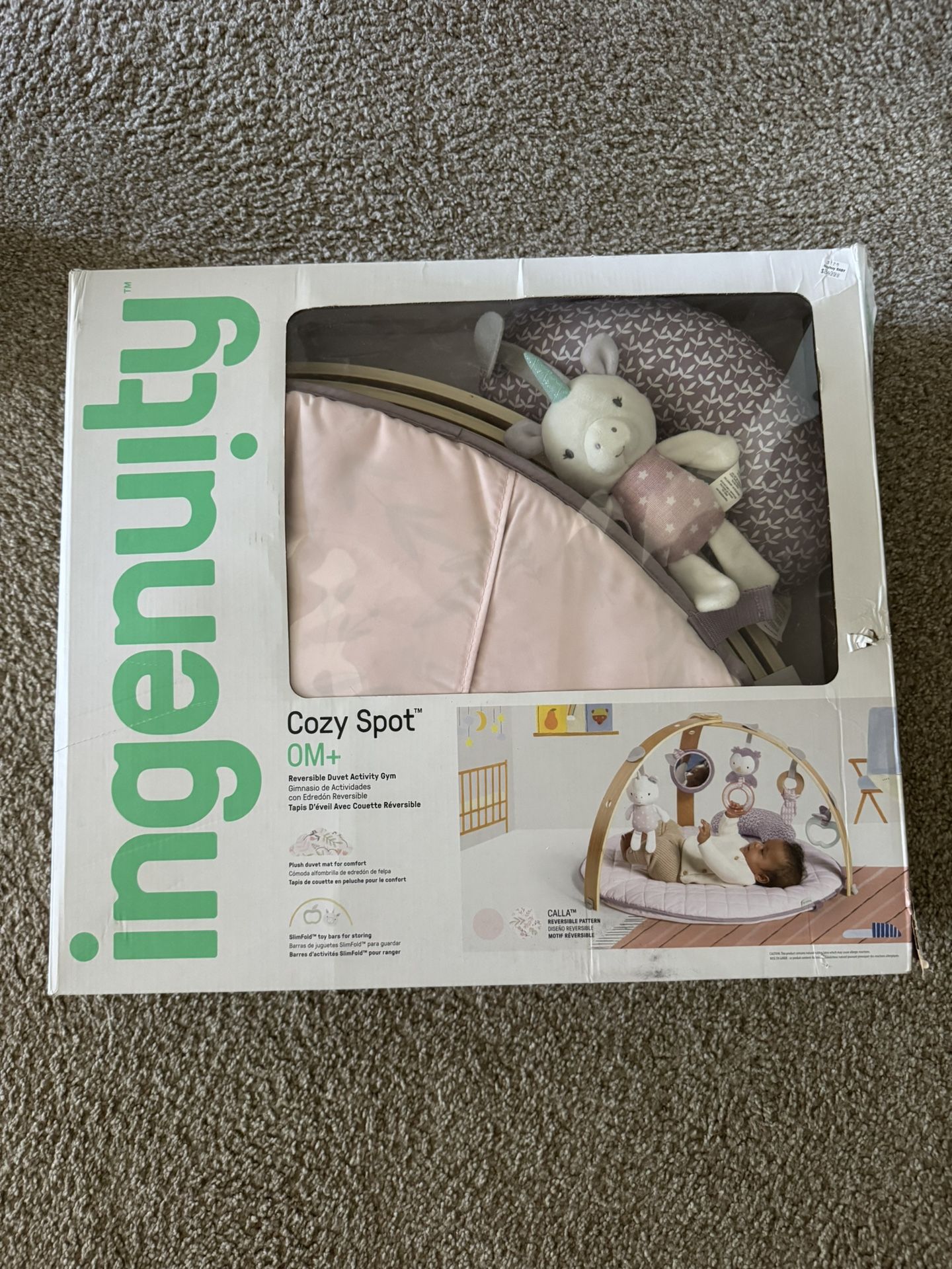 Cozy Spotâ„¢ 0M+ , Reversible Duvet Activity Gym