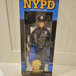NYPD Real Heroes 9/11 NY Police 12” Action Figure - 2002