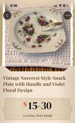 Norcrest Style plate