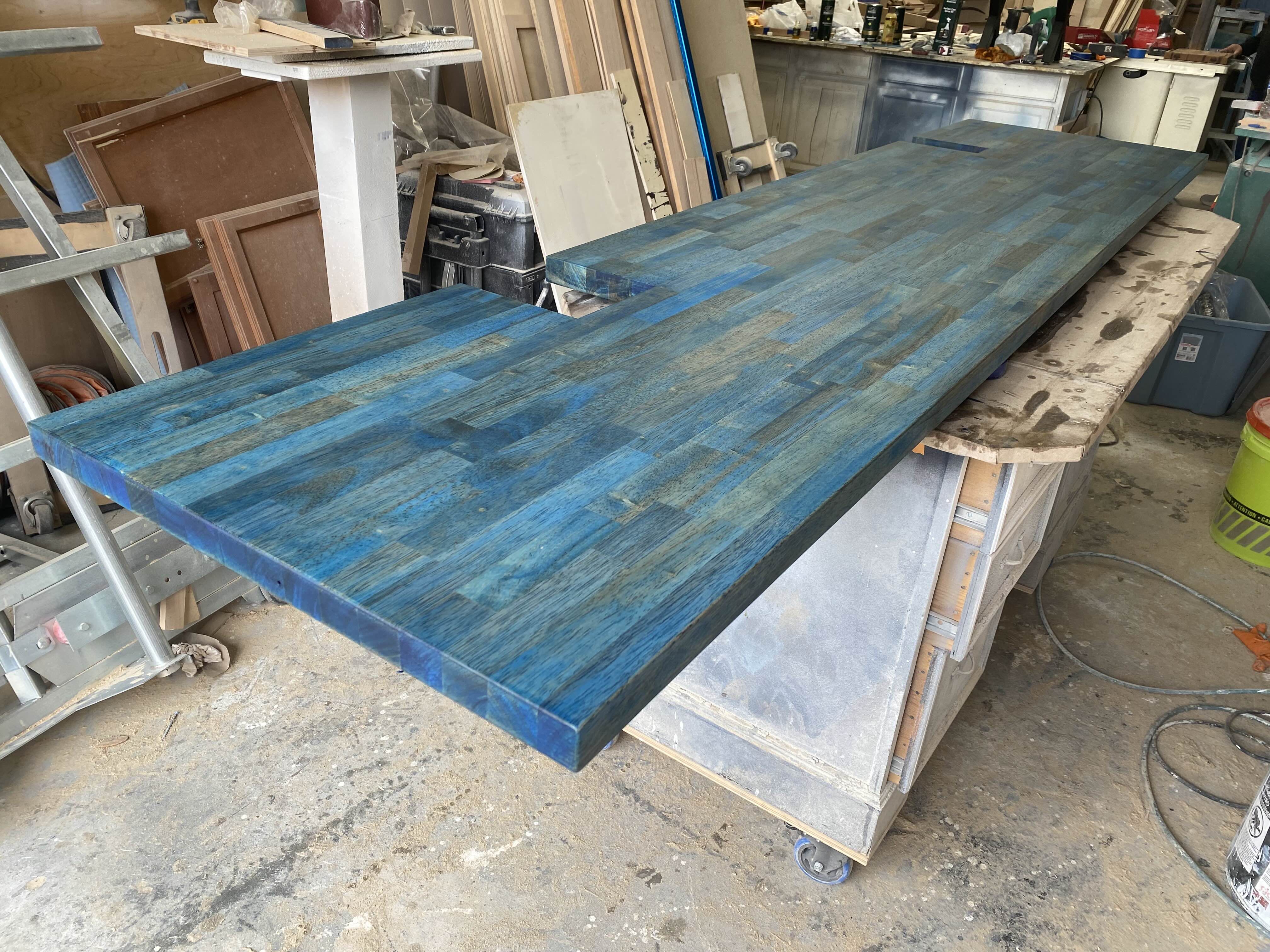 Solid Butcher block Wood Countertops!~ Exotic Colors 