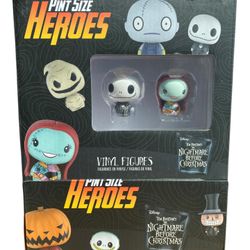 The Nightmare Before Christmas Funko Pint Size Heroes Display & Vinyl Figures