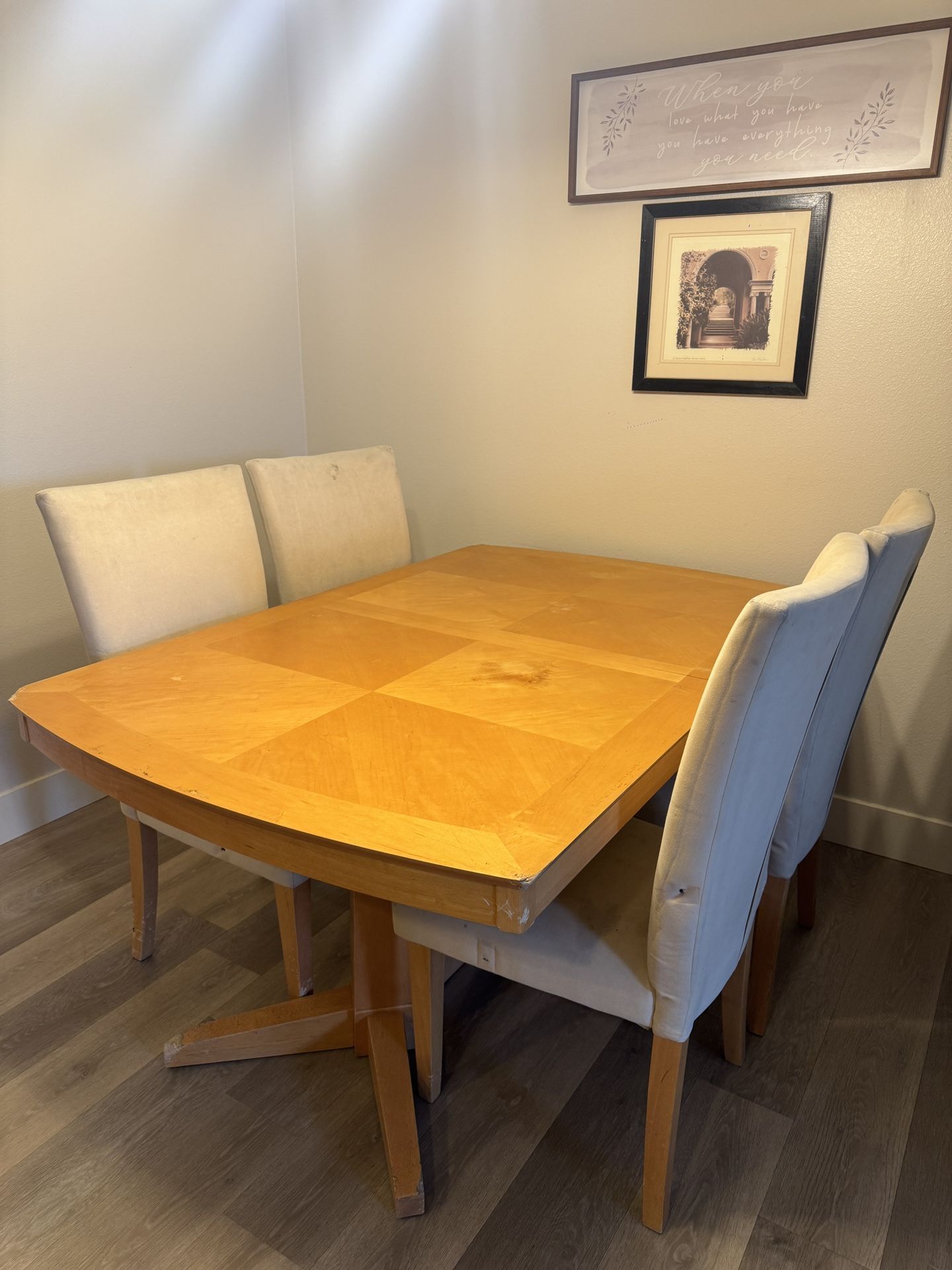 Extended Dining Table