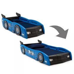 Delta Children Grand Prix Race Car Toddler And Twin Bed
