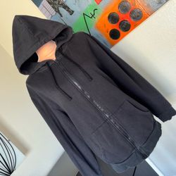 Black Zip Up Hoodie