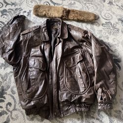 Xl Brown Leather Jacket 