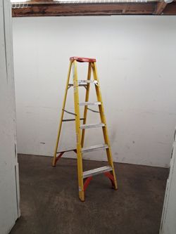 Werner 6 ft ladder pickup 3-8:30 pm rainbow/ charleston cash only price is firm