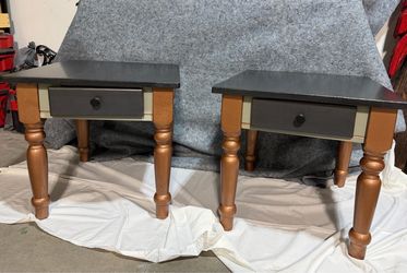 End tables or night stands.