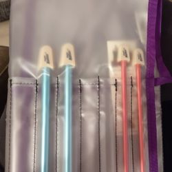 Knitting Needles And Pouch