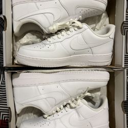 Two Brand New Pairs Of Low Bottom Air Force Ones