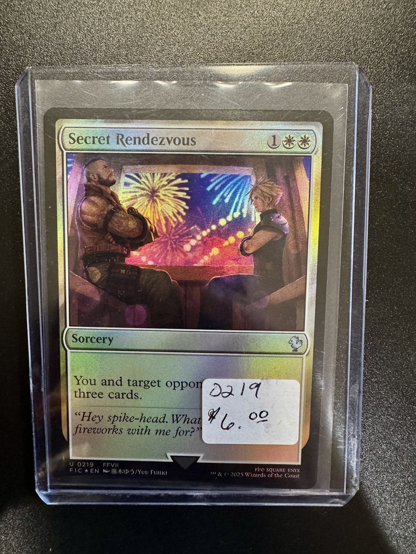 Magic The Gathering MTG SECRET RENDEZVOUS (219) FOIL Final Fantasy NM Sleeved for Sale in Glendale, AZ - OfferUp Magic The Gathering MTG SECRET RENDEZVOUS (219) FOIL Final Fantasy NM Sleeved for Sale in Glendale, AZ - OfferUp
