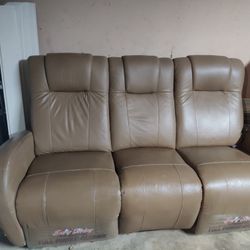 Leather Sofa Recliner 