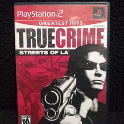 True Crime Streets Of LA PS2