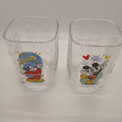 Set of 2 McDonalds 2000 Walt Disney World Square Celebration Drinking Glasses France
$20 obo