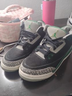 Jordan Air Jordan 3 Sneakers 6.5Y Pine Green