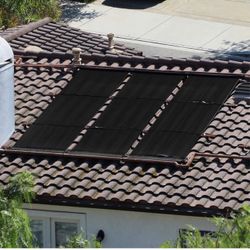 4 ft. x 20 ft. Above In-Ground Solar Panel Heater System for Swimming Pool